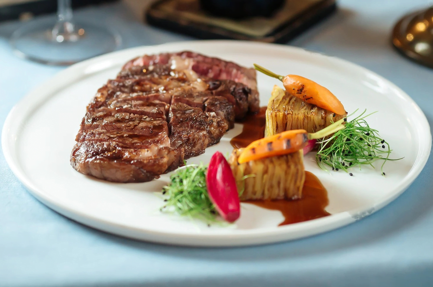 Filet de zébu grillé