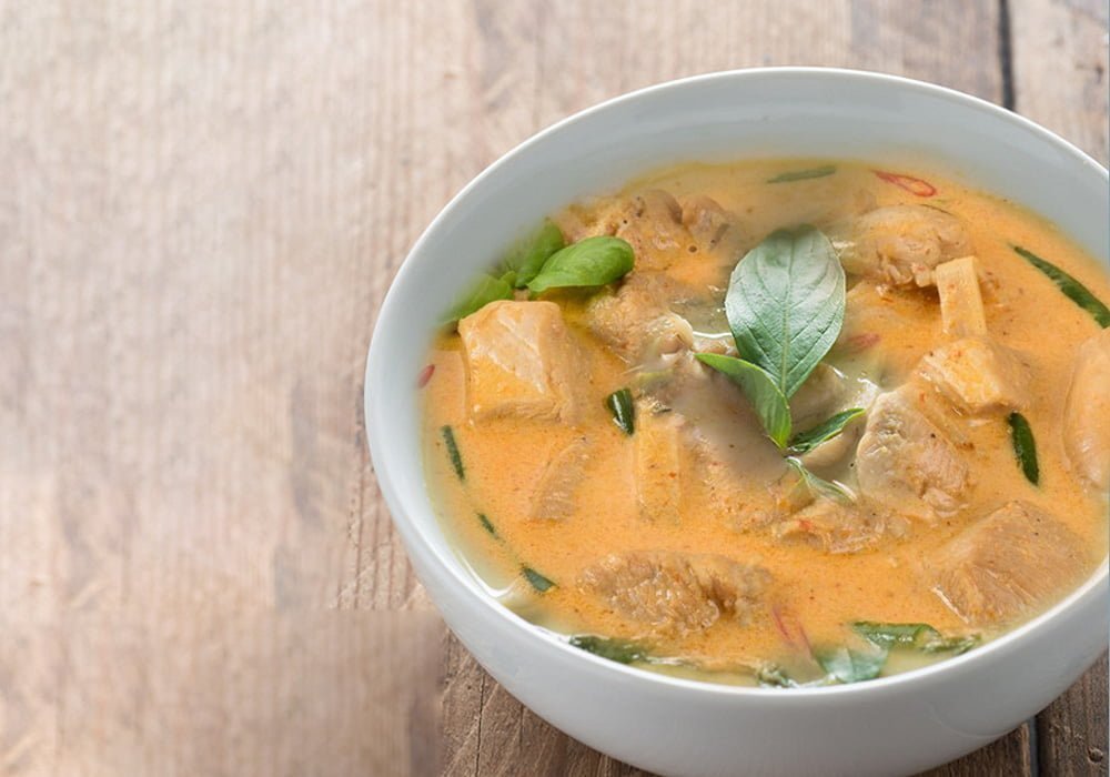Curry de Poulet au Basilic