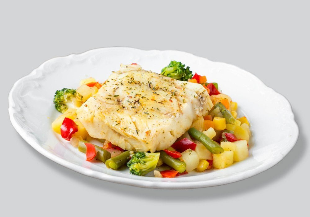 Filets de poisson aux petits légumes
