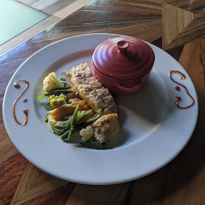 Filet de poisson sauce beurre citronné