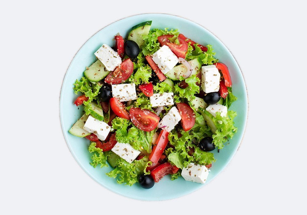 Salade de légumes au fromage