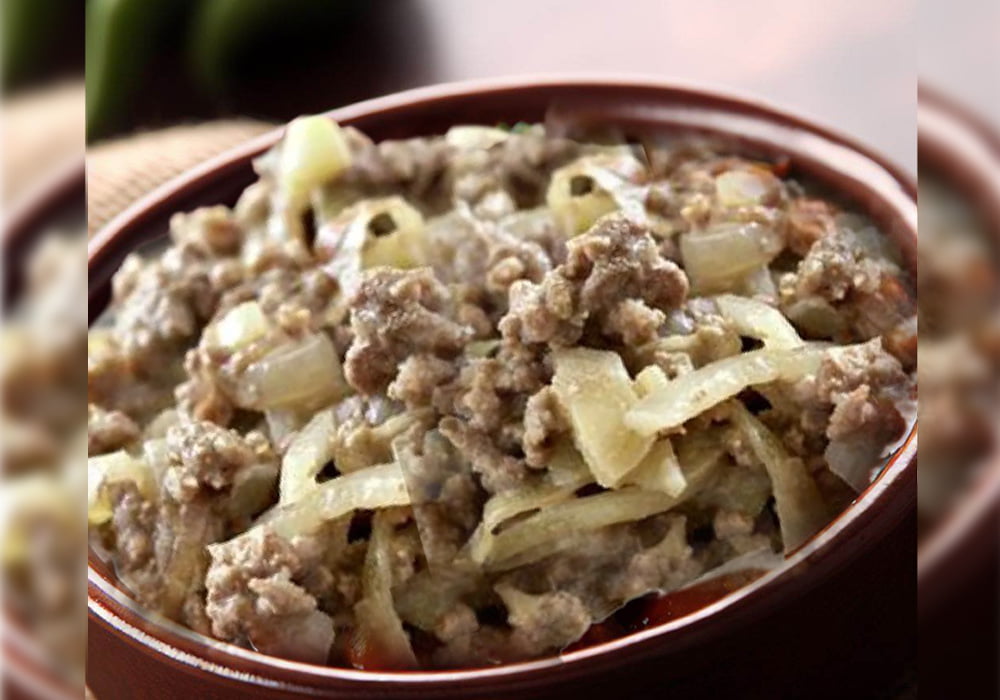 Viande Haché au lait de coco