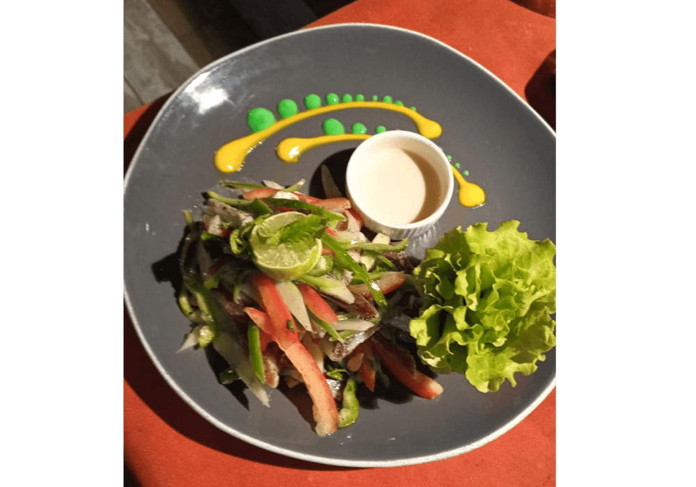 Salade de magret fumé